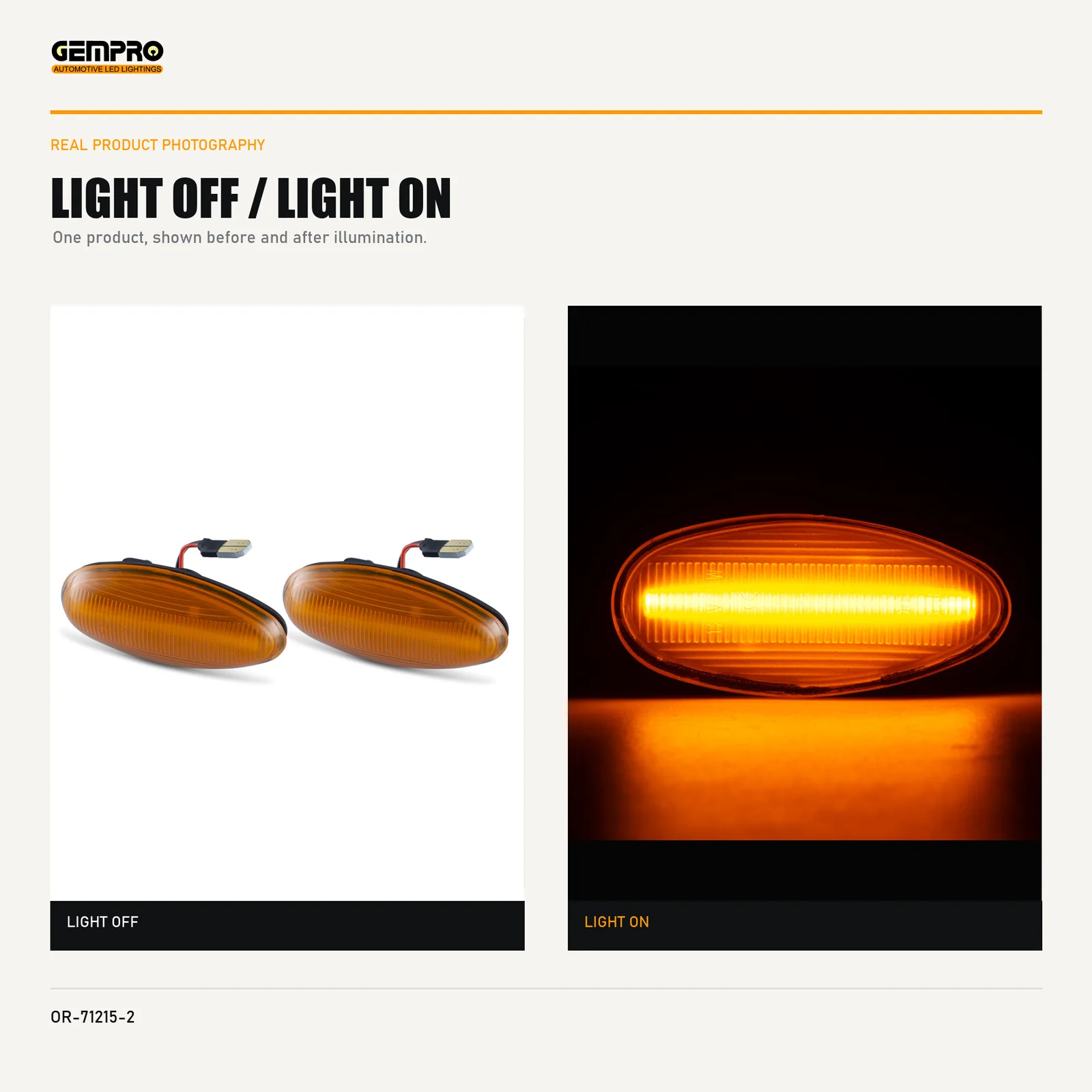 GEMPRO OR-71215-2 light off and light on