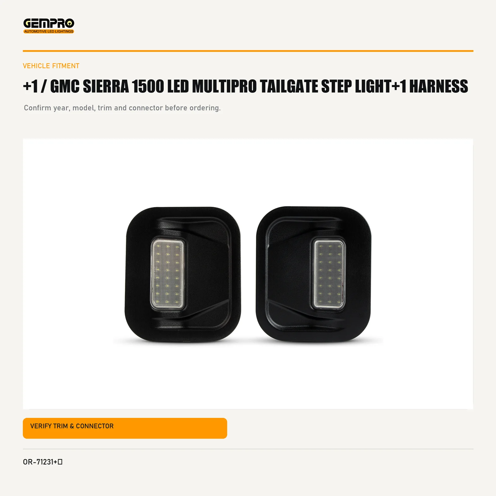 GEMPRO OR-71231+HARNESS fitment check graphic