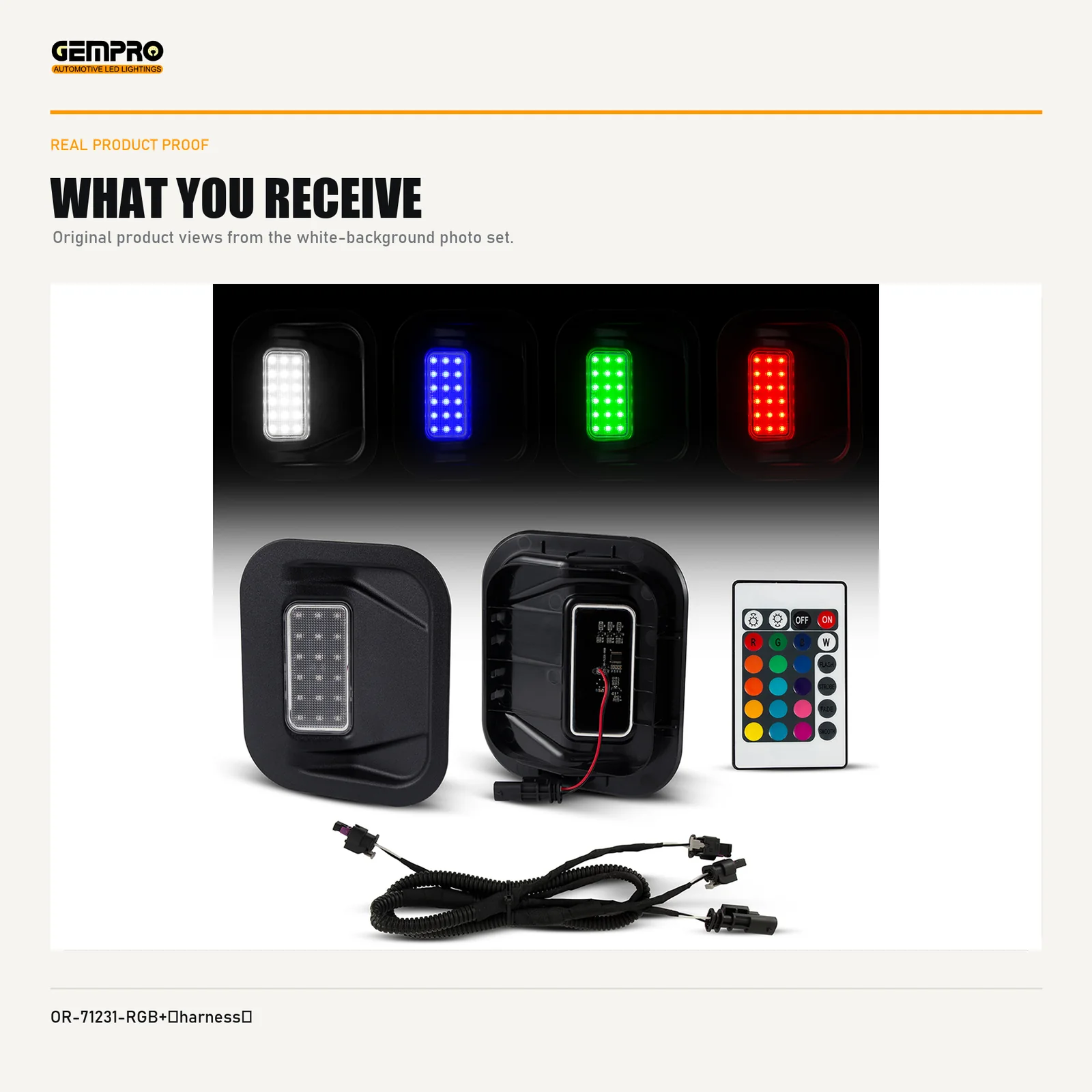 GEMPRO OR-71231-RGB++HARNESS product photo