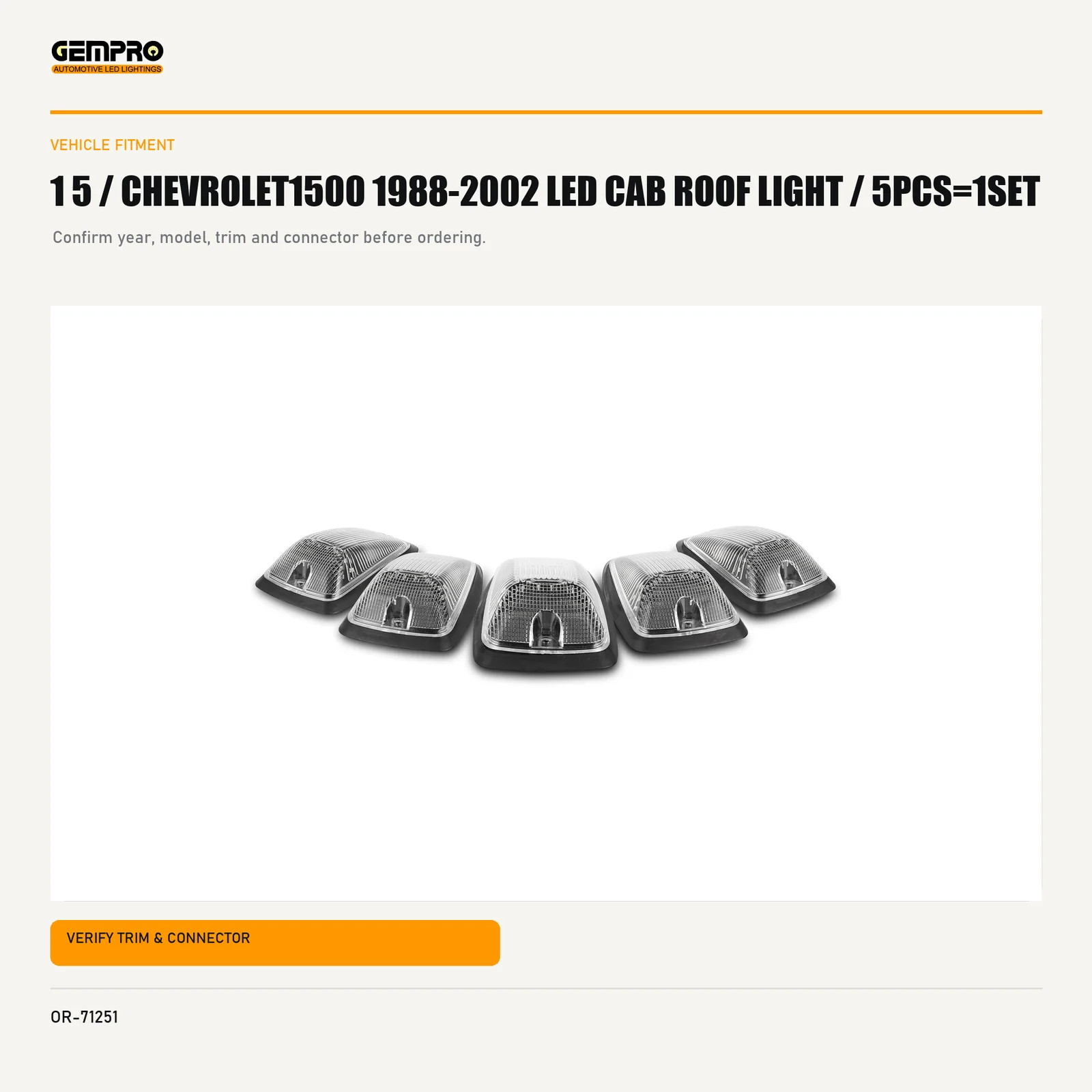 GEMPRO OR-71251 fitment check graphic
