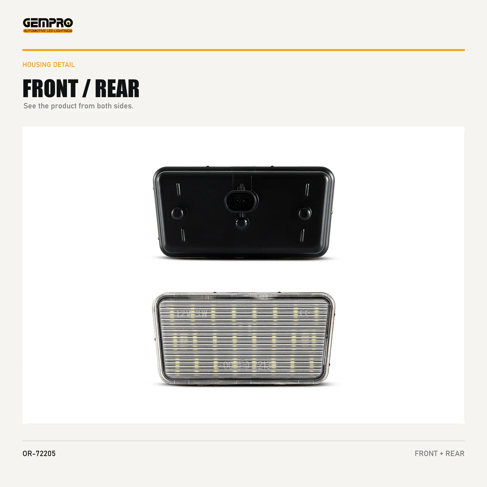 GEMPRO OR-72205 housing detail