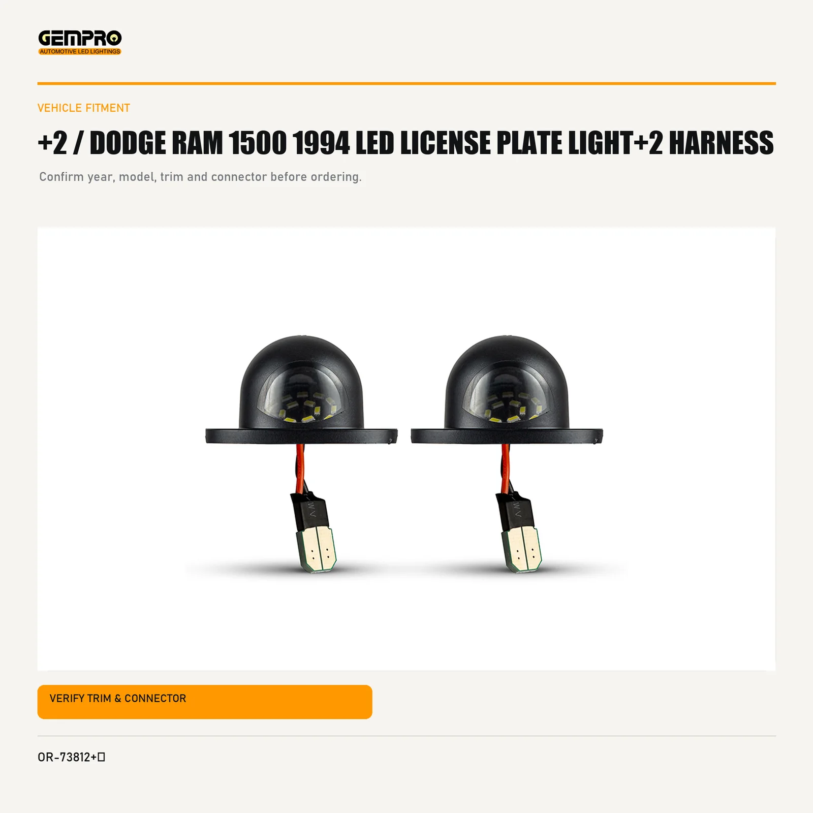 GEMPRO OR-73812+HARNESS fitment check graphic