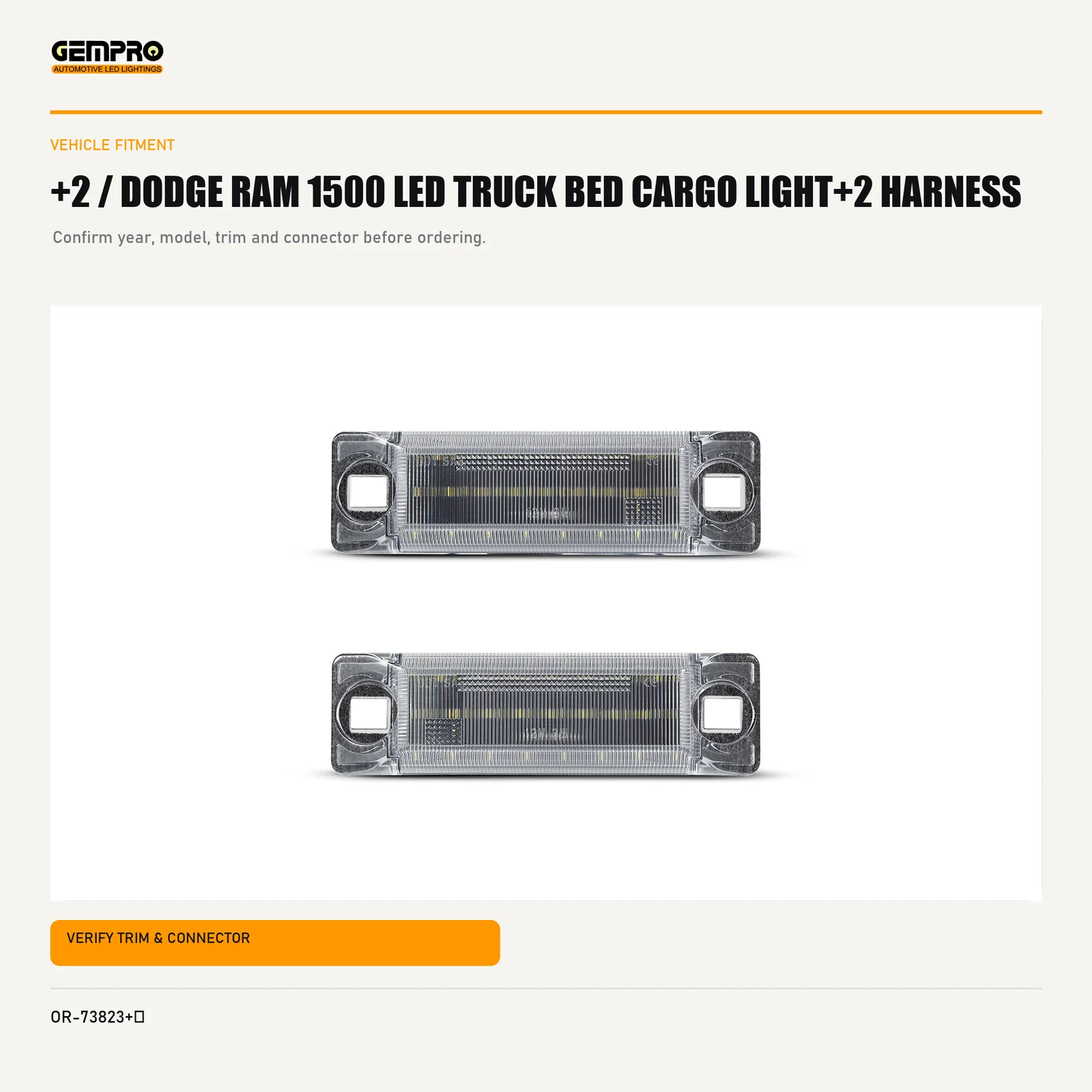 GEMPRO OR-73823+HARNESS fitment check graphic