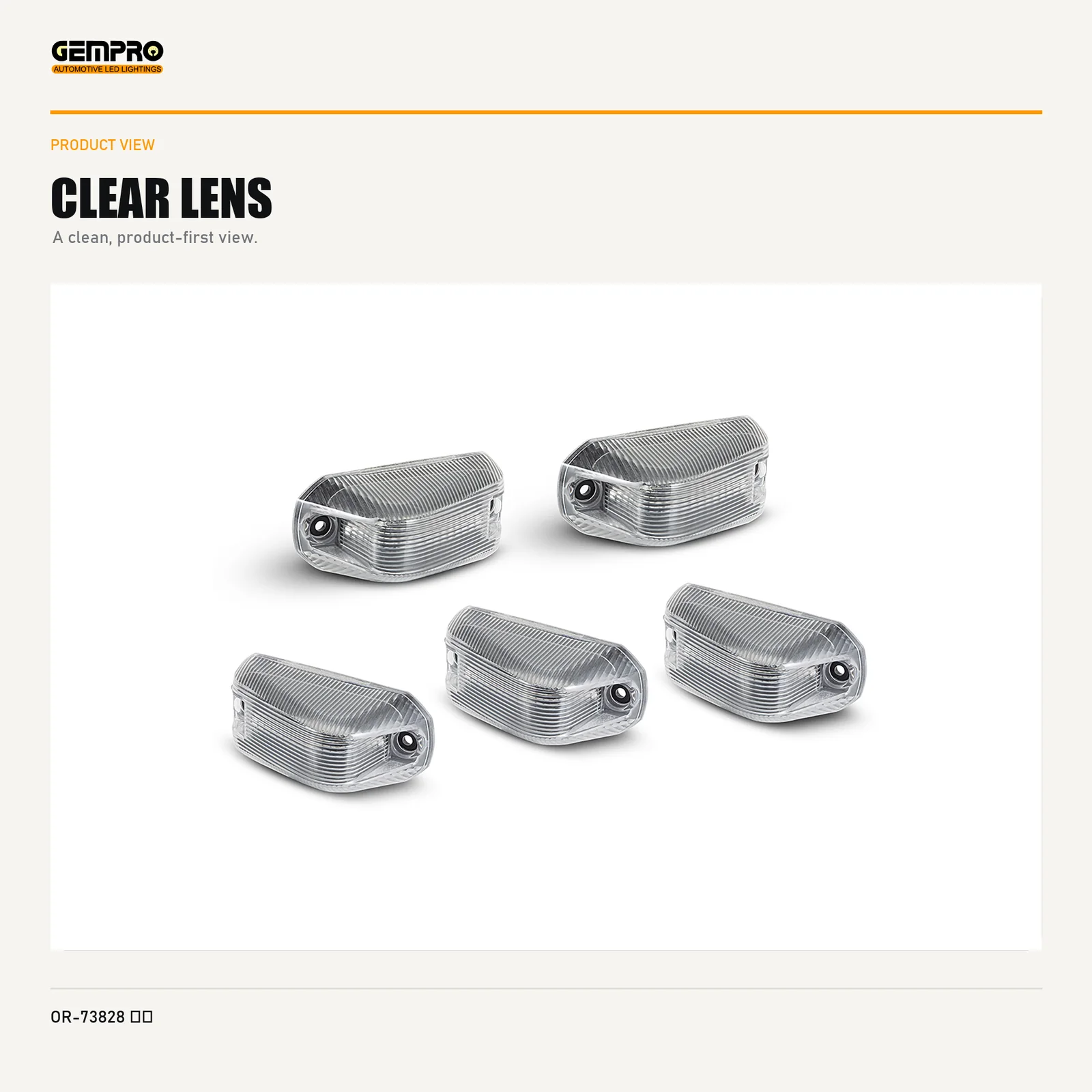 GEMPRO OR-73828-AMBER product angle view