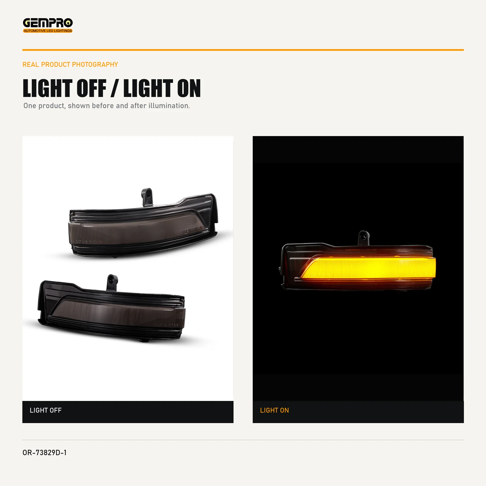 GEMPRO OR-73829D-1 light off and light on