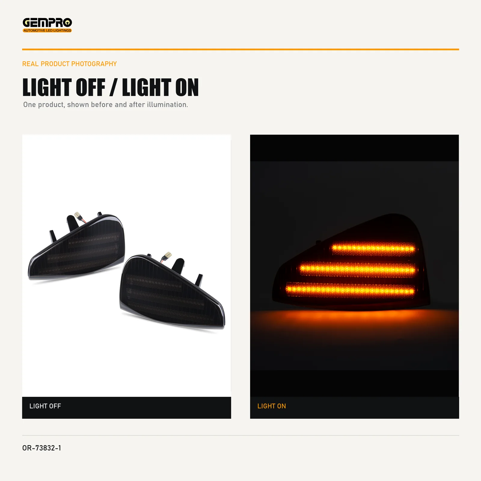 GEMPRO OR-73832-1 light off and light on