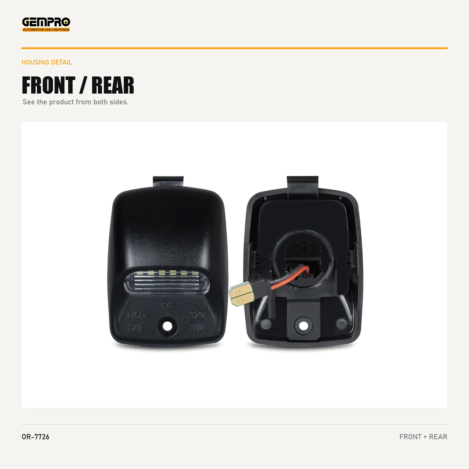GEMPRO OR-7726 housing detail