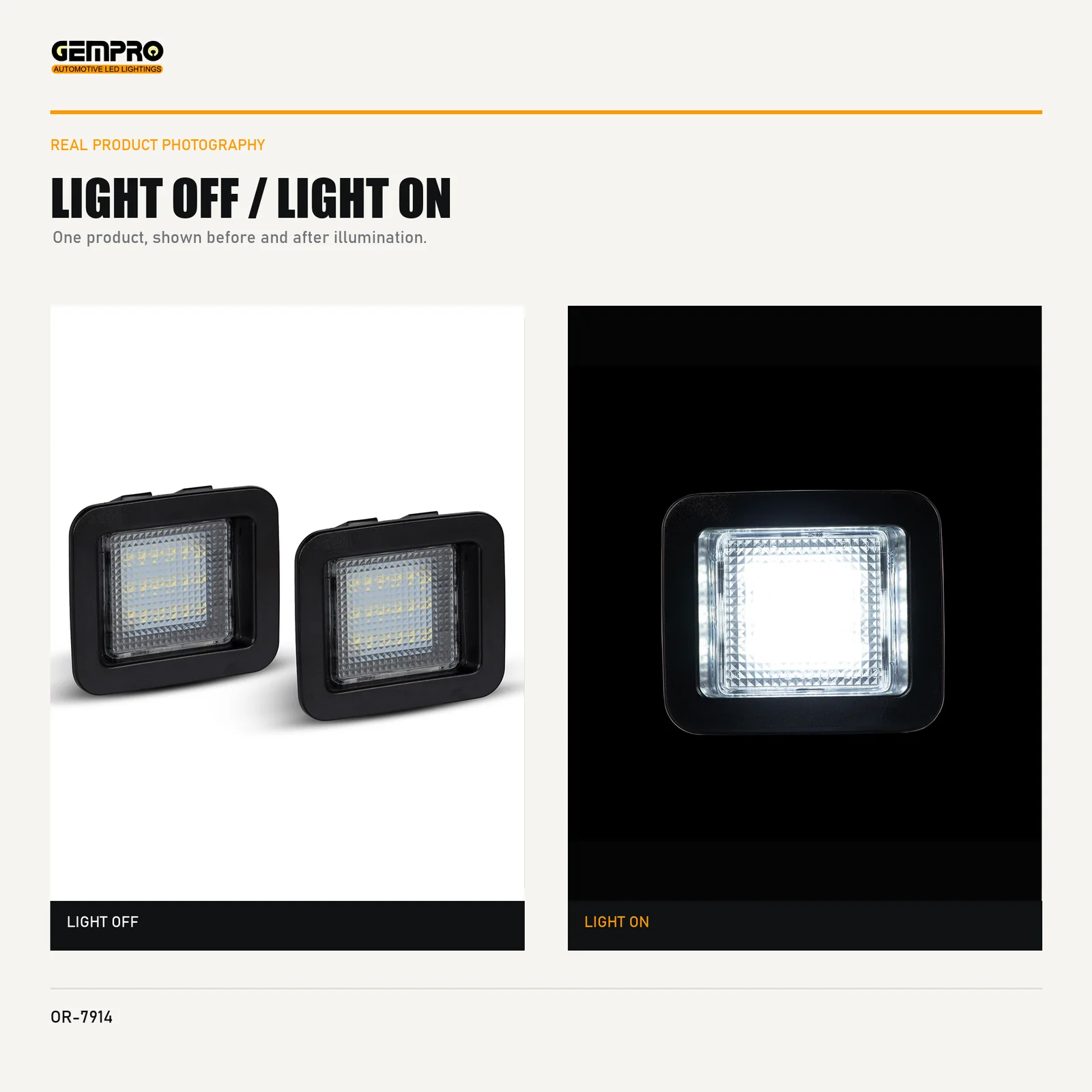 GEMPRO OR-7914 light off and light on