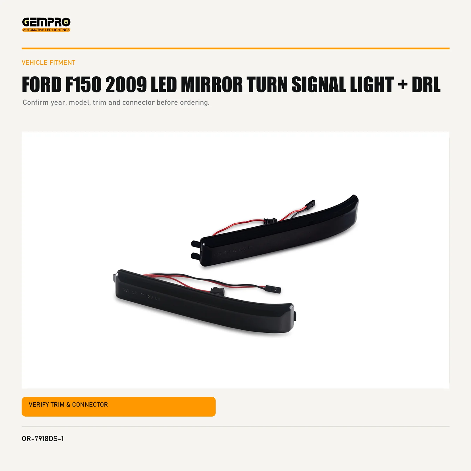 GEMPRO OR-7918DS-1 fitment check graphic