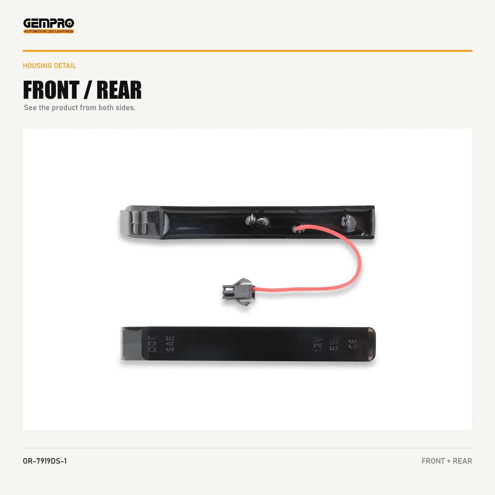 GEMPRO OR-7919DS-1 housing detail