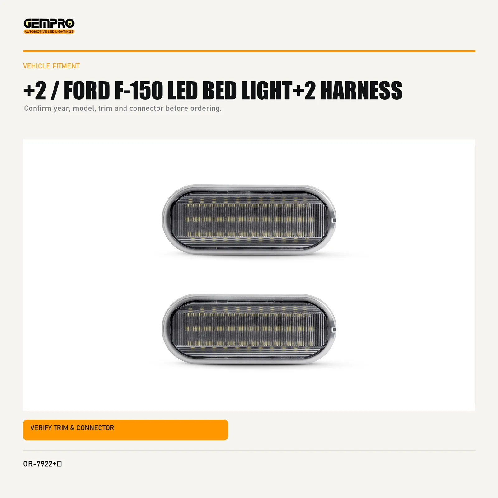 GEMPRO OR-7922+HARNESS fitment check graphic
