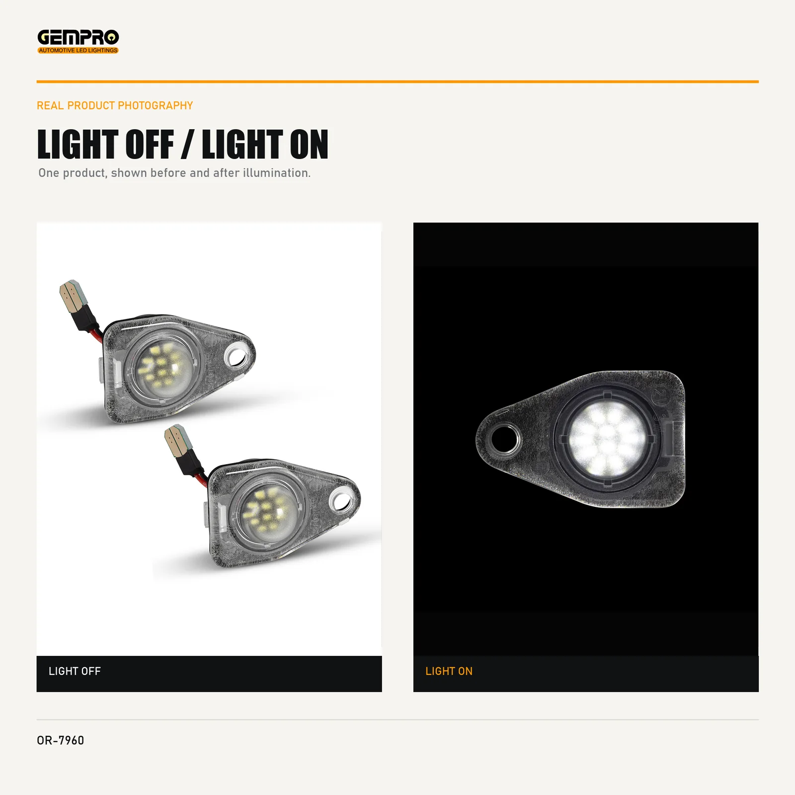 GEMPRO OR-7960 light off and light on