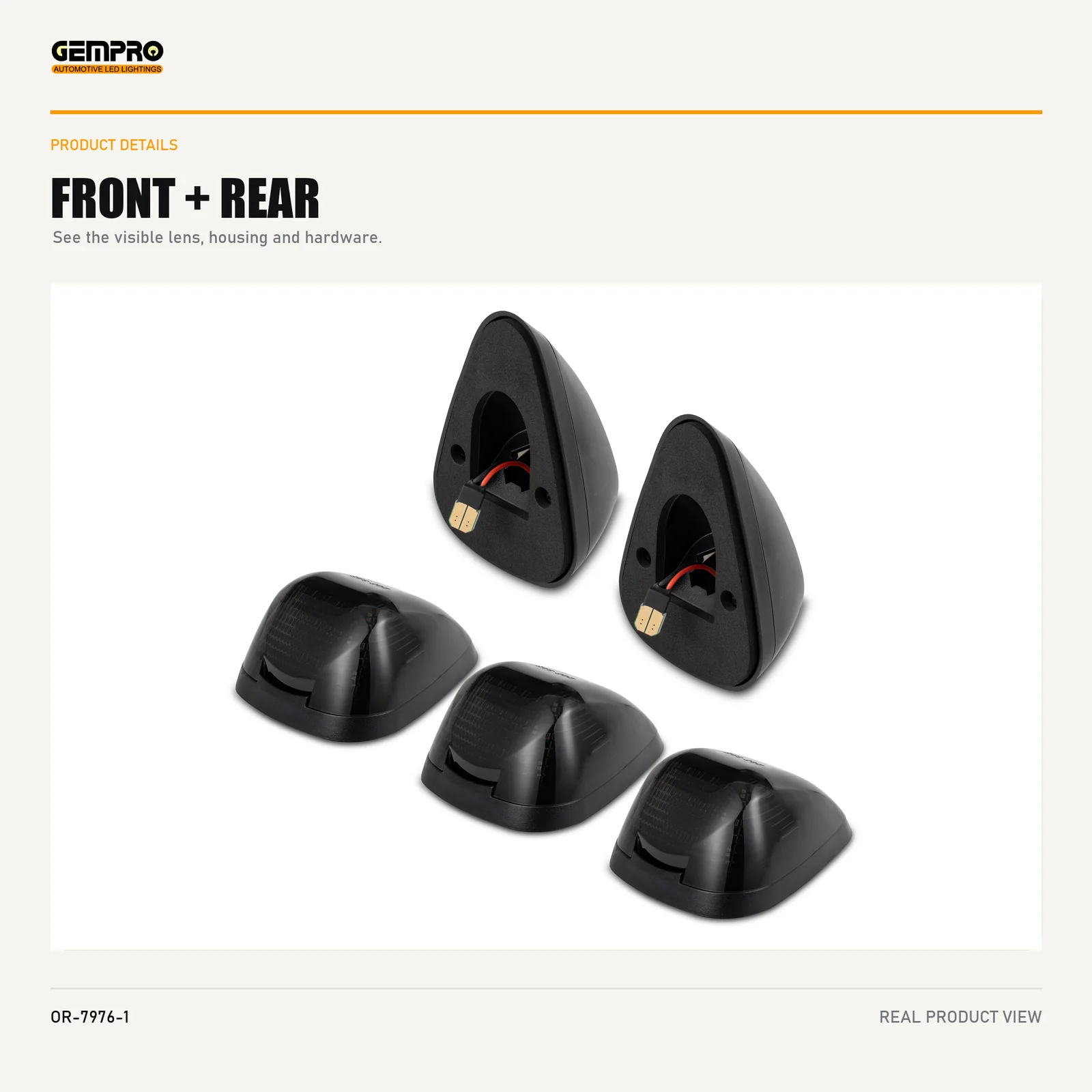 GEMPRO OR-7976-1 front and rear housing view