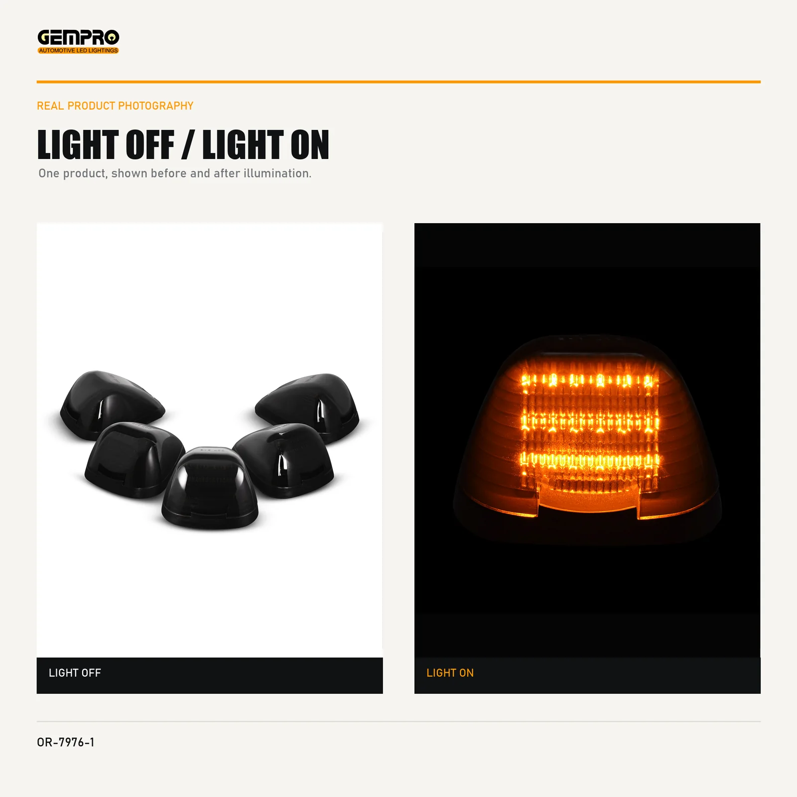 GEMPRO OR-7976-1 light off and light on
