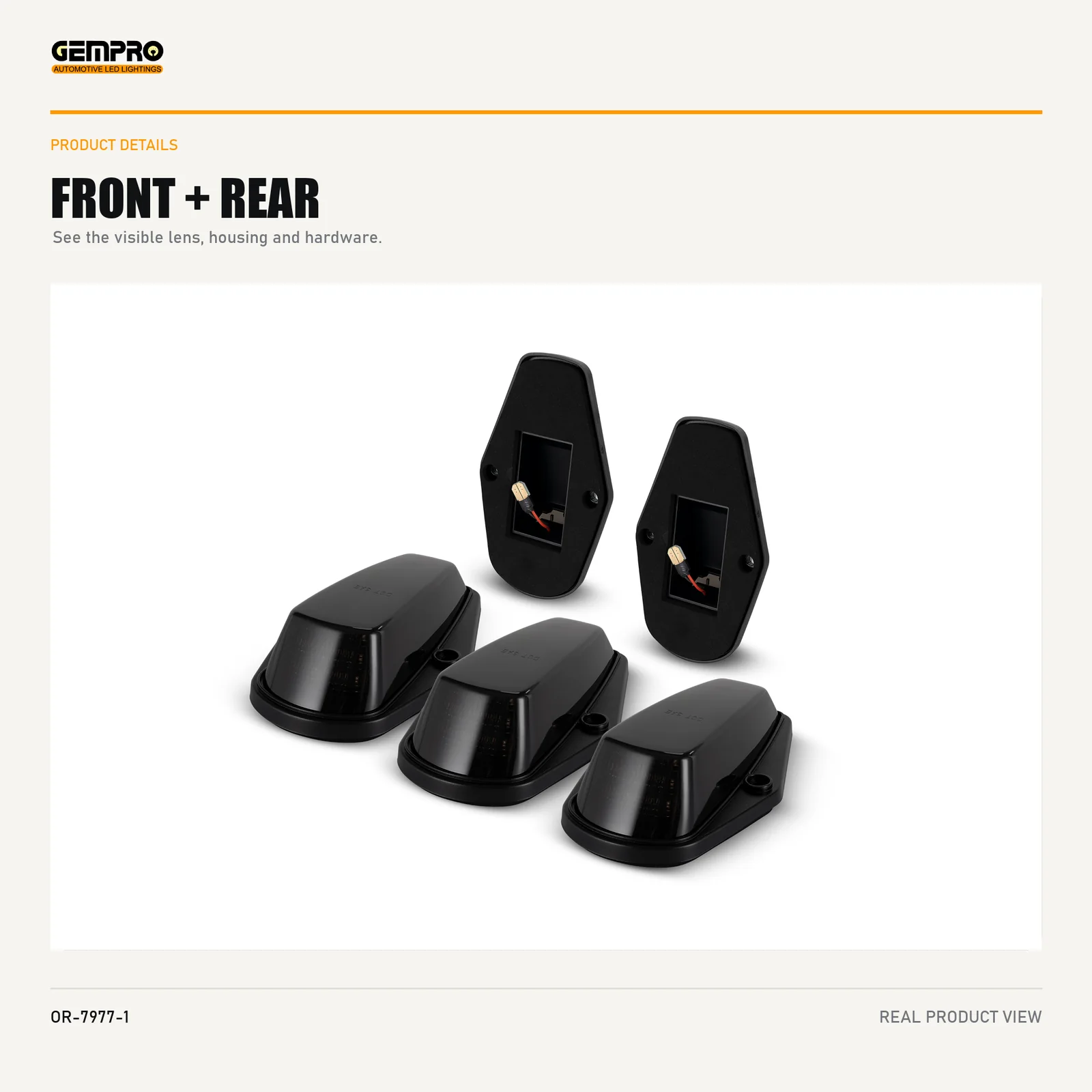 GEMPRO OR-7977-1 front and rear housing view