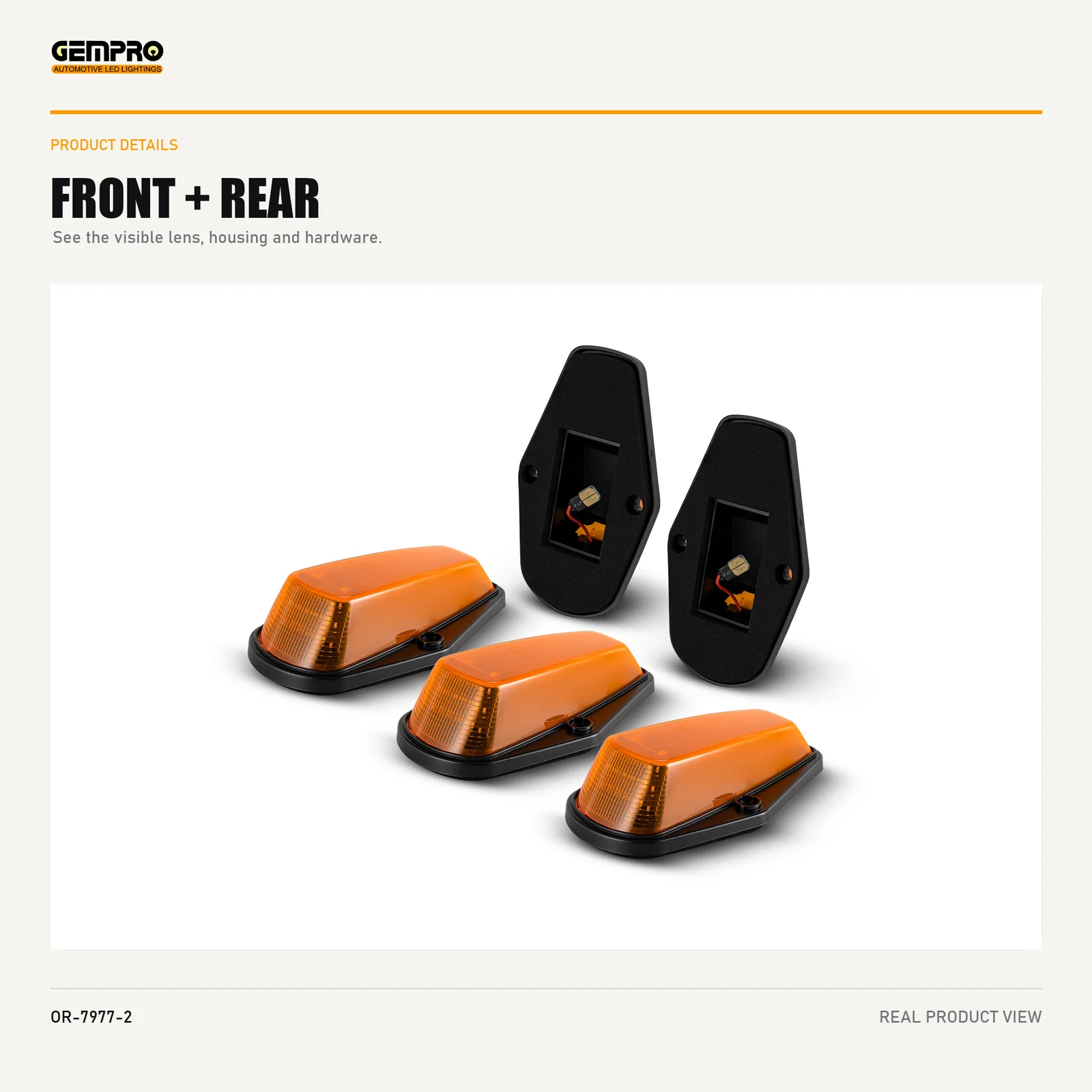 GEMPRO OR-7977-2 front and rear housing view