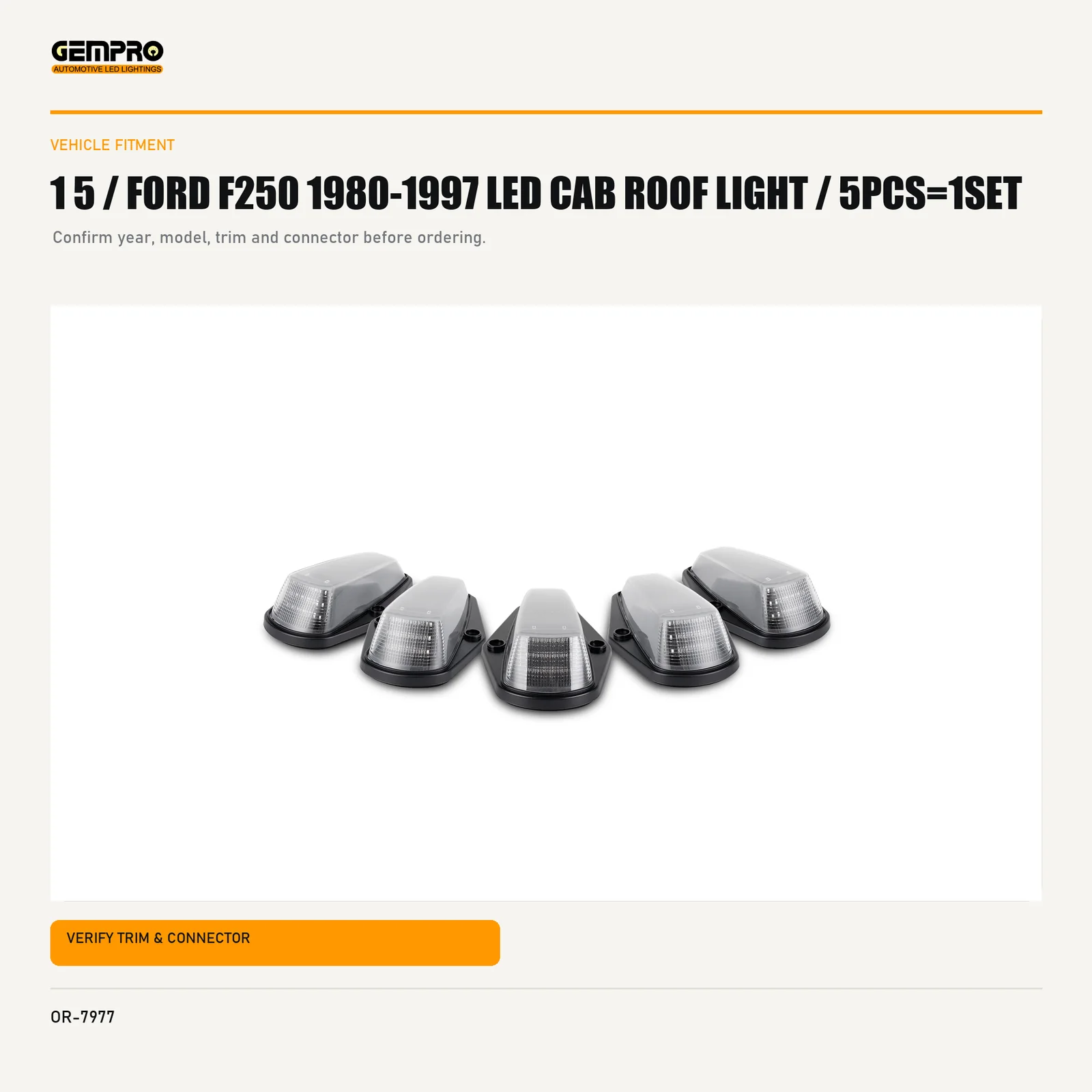 GEMPRO OR-7977 fitment check graphic